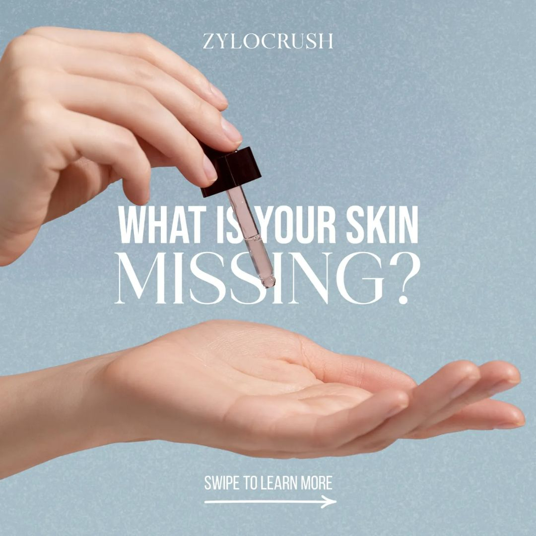 Zylocrush serum skincare brand - social media management